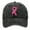 Black, variant on Women's Cancer Awareness Hat - Embroidered_Pink Ribbon 3D Logo Baseball Cap,,Adjustable & Comfortable Peak cap for Everyday Versatile Outdoor Sports Hats Gifts for Woman-Pink