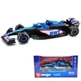 thumbnail image 1 of 1:43 Aston Martin AMR23 Mercedes W14 Red Bull RB19 Miami GP Ferrari SF23 Alpine A523 F1 Model Formula Car Static Racing A523-10, 1 of 6