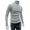 Light Grey, variant on Trayknick Long Sleeve Turtleneck Men Pullover Soft Solid Color Stretchy Knitted Shirt for Autumn Winter