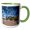 Green/White, variant on 3drose, Washington Artillery Park in New Orleans, 11oz Mug