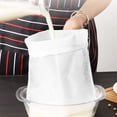 thumbnail image 3 of Advancent Bolsa colador de malla fina reutilizable y respetuosa con el medio ambiente herramienta de cocina imprescindible fácil Cocina y Comedor blanco Malla 20020*30cm, 3 of 6
