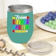 thumbnail image 2 of Team Kindergarten, School Teachers, Mint 12oz Wine Tumbler, 2 of 2