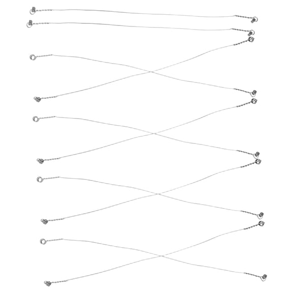 LOLIPPYY 10Pcs Stainless Steel Cheese Slicer Wire Replacement for Kitchen Multipurpose Cutting and Slicing