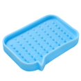 thumbnail image 1 of Jabonera De Silicona Antideslizante, Bandeja De Jabón De Drenaje Rápido, Jabonera Suave Y Fácil De Limpiar Para El Hogar, Baño, Ducha, Almacenamiento De Jabón sonducket HA026989-03, 1 of 6