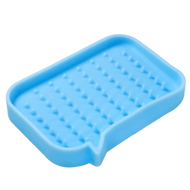 Jabonera De Silicona Antideslizante, Bandeja De Jabón De Drenaje Rápido, Jabonera Suave Y Fácil De Limpiar Para El Hogar, Baño, Ducha, Almacenamiento De Jabón Serendint HA026989-03