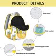 thumbnail image 4 of Lemon Pattern College Backpack - Fashionable School Bookbag for Teens & Students, Roomy Campus Rucksack with Laptop Sleeve, Lightweight Carry Bag for High School & University, Perfect Gift, 4 of 6
