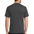 thumbnail image 2 of Mens Kneel for the Cross, Stand for the Flag Tee Shirt, 4XL Charcoal Gray, 2 of 5
