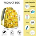 thumbnail image 6 of "Chicken Print Everyday Backpack - Durable & Waterproof School Bag for Students, Lightweight, Trendy Design, Spacious, Perfect for Commute", 6 of 6