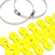 thumbnail image 3 of Protector de tubo de escape de motocicleta, ajuste universal para motocicleta, color amarillo, 3 of 5