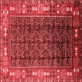 thumbnail image 1 of Ahgly Company Indoor Square Oriental Red Industrial Area Rugs, 6' Square, 1 of 4