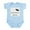 Sky Blue, variant on CafePress - Bahamian King Infant Bodysuit - Baby Light Bodysuit, Size Newborn - 24 Months