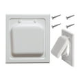 thumbnail image 4 of Cubierta de ventilación para secadora de doble puerta de 4 pulgadas, mejora del hogar, cubierta de ventilación para conductos, 4 of 5