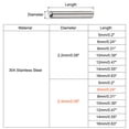 thumbnail image 2 of 2.4x6mm Dowel Pins, 20 Pack Round Head Flat Chamfered End Dowel Pin, 2 of 6