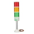 thumbnail image 2 of Led Stack Tower Light, 3 Layer Industrial Signal Warning Lights Column Tower Lamp Andon Lights with No Flash Indicator Lamp for CNC Machine Tools, Production Lines Use, 2 of 7