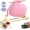 Pink, variant on Microwave Ramen Bowl, Microwave Noodle Bowl with Lid, Ramen Noodle Microwave Bowl, Portable Quick Ramen Cooker, Wheat Straw Ramen bowl Cooker Set with Spoon Chopsticks Fork (purple)