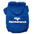 thumbnail image 1 of High Maintenance Screen Print Pet Hoodies Blue S (10), 1 of 1