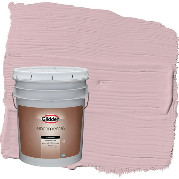 Glidden Fundamentals Nostalgia / Purple Semi-Gloss Exterior Paint, 5 Gallon