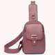thumbnail image 5 of Bolso de pecho para mujer, riñonera, bolsos de mensajero de moda, bolsillo en la cintura del pecho (púrpura), 5 of 5