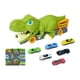 thumbnail image 3 of Dinosaur Devouring Carrier Truck Dinosaur Cars Juego Juguetes interactivos para 6 Mini Coches y Mapa perfke juguetes de dinosaurios, 3 of 4