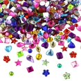thumbnail image 3 of Rinestones para manualidades JPSOR, 900 piezas de acrílico, 9 formas, 6-13 mm, 3 of 7