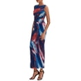thumbnail image 4 of Vestido PRETTYGARDEN 2026 sin mangas con fruncido y estampado floral maxi M, 4 of 7