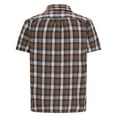 thumbnail image 3 of Button Down Plaid Shirts for Men Comfy Regular Fit Checkered Business Casual Shirts Short Sleeve Shirt with Pocket, 3 of 5