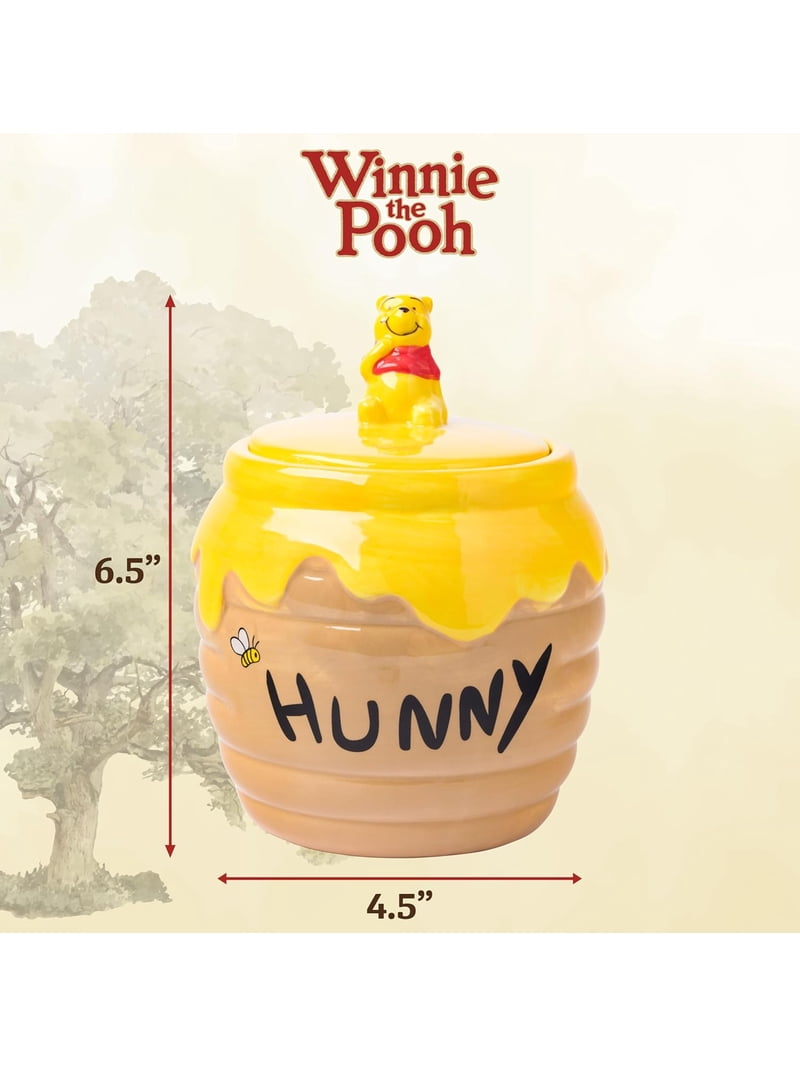 Silver Buffalo, Disney Winnie the Pooh Honey Pot Ceramic Snack Jar