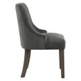 thumbnail image 5 of Leona Dining Chair In Charcoal Fabric with Grey Brushed Leg Finish - 2-Pack, 5 of 8