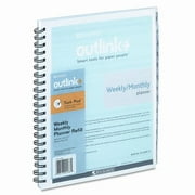 Angle View: At-A-Glance Outlink Weekly Planner Refills - 8.50" x 11" - Weekly -  8:00 AM to 6:00 PM - Wirebound