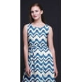 thumbnail image 3 of Bimba Shibori Ladies Round Neck Sleeveless Long Tank Casual Maxi PrintÂ&nbsp;Dress-Medium, 3 of 5