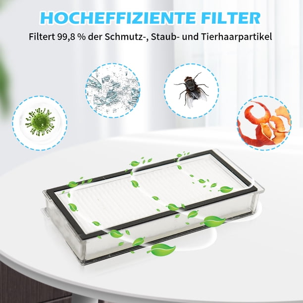 Filtros de repuesto lavables y reutilizables Yuarrent para aspiradora Robot 4 piezas