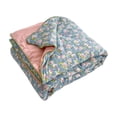 thumbnail image 2 of Breathable Cotton Summer Quilt - Lightweight Cooling Blanket for Hot Sleepers, Moisture Wicking & Ventilation, 150x200cm, Multicolor, All Season Use, Machine Washable, Home Office Travel Gift, 2 of 9