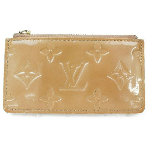 Louis Vuitton Key Cles Pochette Keychain Change Monogram Vernis Pouch 871949 - Walmart.com