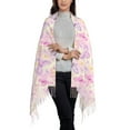 thumbnail image 2 of Yiaed colorful Butterflies Print Warm Long Scarves Winter Scarfs Big Scarf Oversized Scarf Tassel Soft Fall Winter Thick Scarf Warm Shawl, 2 of 8