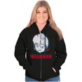 thumbnail image 4 of Mega Man Video Game Character Glitch Unisex Fleece Graphic Zip Up Hoodie Brisco Brands 4X, 4 of 5