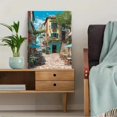 thumbnail image 5 of European Street Cafe Canvas Print Villa Hotel Home Wall Art, 5 of 8