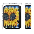thumbnail image 6 of WYYP Sunflower Car Seat Belt Cover Comfortable Car Seat Strap Pads Safety Seatbelt Protector Ideal for Car Interior Accessories 2Pcs, 6 of 6