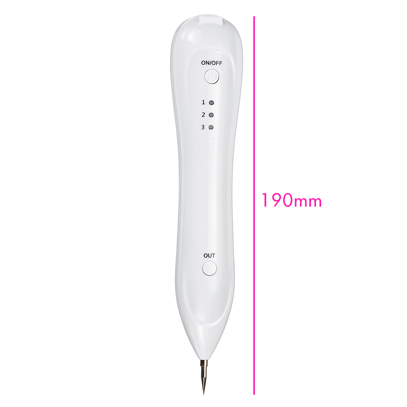 3 Gears Laser Skin Tag Remover Electric LED Wart Dot Dark Spot Mole