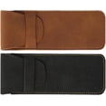 thumbnail image 3 of 2 Piezas estuche de cuero para pluma estilográfica manga de lápiz decorativa bolsa protectora para pluma estuche para bolígrafo antiguo titular de la pluma Bolsa de PU, 3 of 5