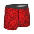 thumbnail image 3 of Naloa Red Rose Print Mens Underwear - Boxers for Men, Classic Briefs for Men, 3 of 9
