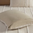 thumbnail image 4 of Gracie Mills Randall 3-Piece Chic Farmhouse Chenille Stripe Cotton Duvet Cover Set - GRACE-10478, 4 of 5