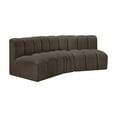 thumbnail image 5 of Meridian Furniture Arc Brown Boucle Fabric Modular Sectional, 5 of 8