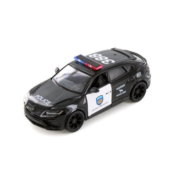 Lamborghini Urus Performante Police Edition, Black - Kinsmart 5447DP - 1/40 Scale Diecast Model Car