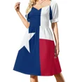 thumbnail image 3 of Flag of Texas - Texan Flag Sleeveless Dress women long dresses fairy dress womans clothing, 3 of 7