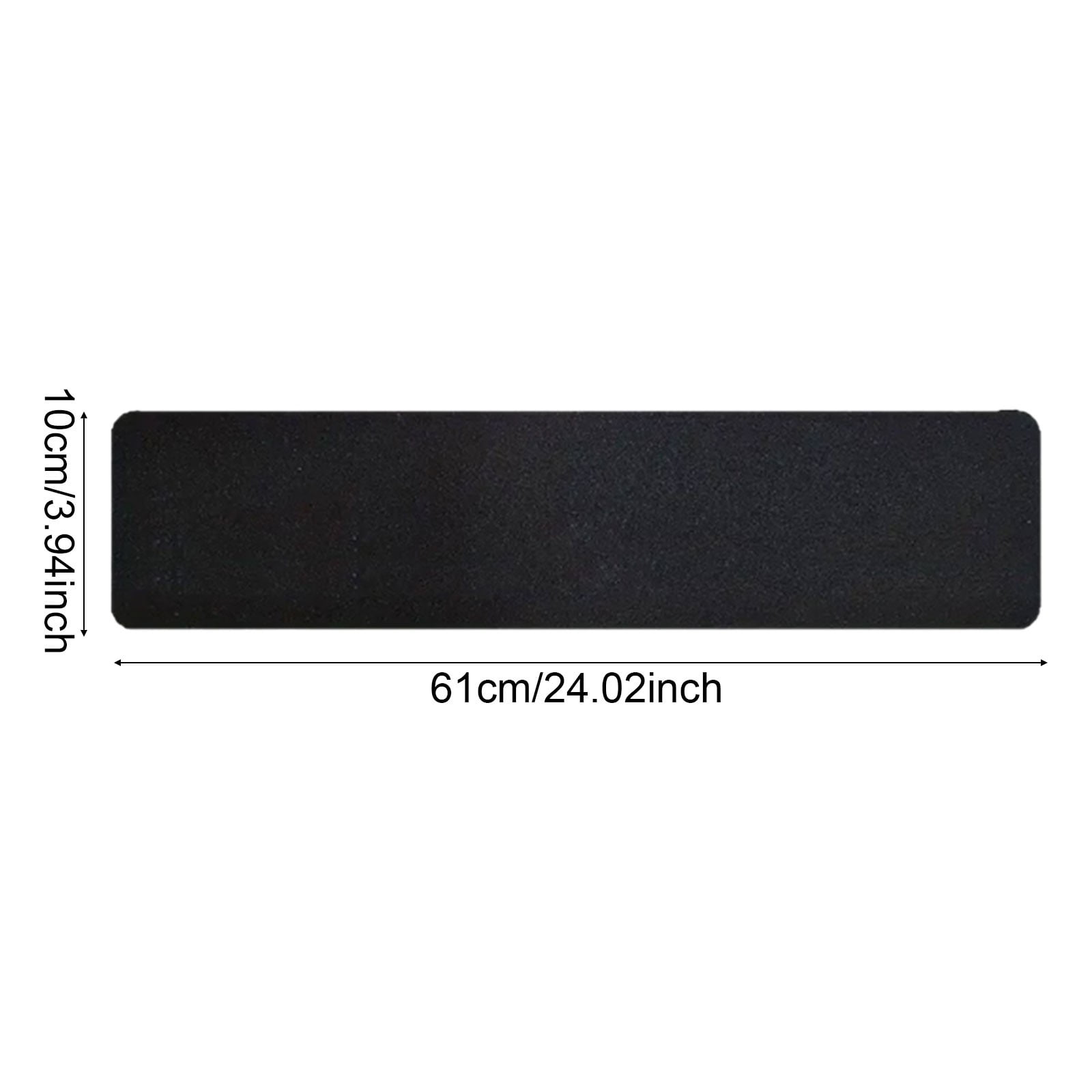 Non Slip Grip Tape Rectangular Rubber No Reflective Stripe High Friction Tape Strips Anti Slip For Steps Outdoor Basement Stair 4x24 Inch Home