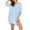 Blue, variant on Women's Swimsuit Beach Cover Up Shirt Bikini Beachwear Bathing Suit Beach Dress for Summer