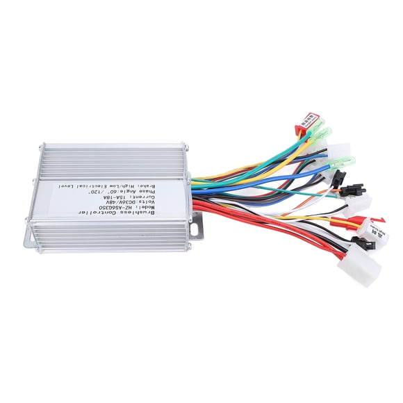 M Buder 36V 48V 350W Controlador de Motor sin Escobillas para Bicicleta Eléctrica y Scooter (25 cm / 9.84 inches)