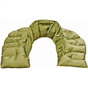 Herbal Concepts Herbal Fan Shoulder Wrap with Collar, Green Silk