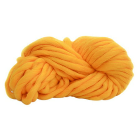Various Colors DIY Chunky Wool Yarn Knitted Roving Crocheting Handmade (Best Yarn For Potato Chip Scarf)