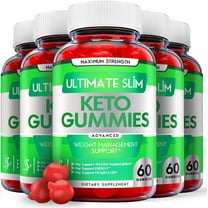 (5 Pack) Ultimate Slim Keto ACV Gummies - Supplement for Weight Loss - Energy & Focus Boosting Dietary Supplements for Weight Management & Metabolism - Fat Burn - 300 Gummies